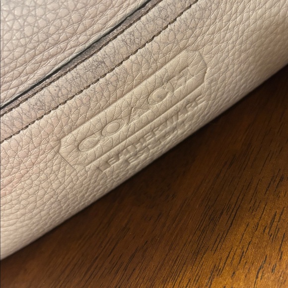 Coach cream/off-white leather hobo bag - Picture 3 of 16